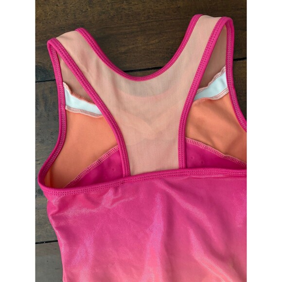 More than Magic Girls Orange and Pink Dance/Leotard Size 6X - Picture 2 of 6